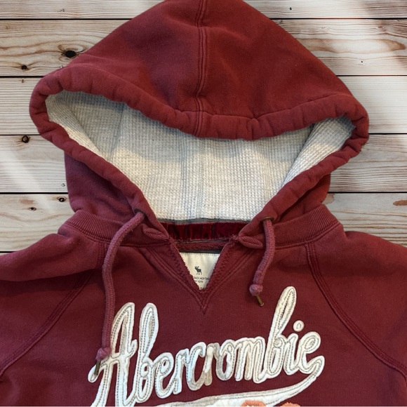 Y2K 2000's Abercrombie & Fitch Hoodie Sweatshirt Large - Picture 3 of 6